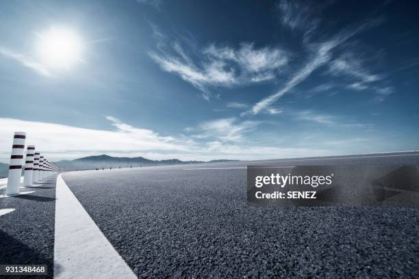 road background - empty road mountains stock pictures, royalty-free photos & images