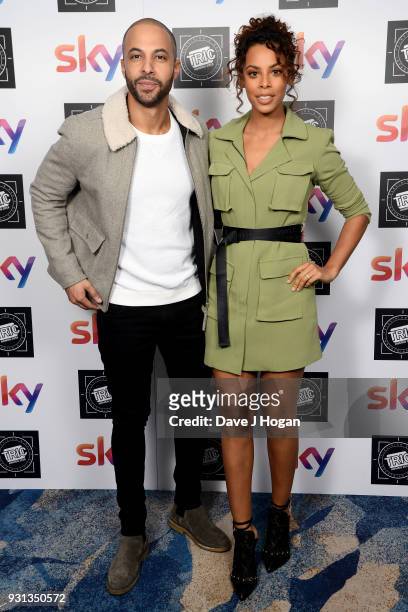 Marvin and Rochelle Humes attend the TRIC Awards 2018 held at The Grosvenor House Hotel on March 13, 2018 in London, England.