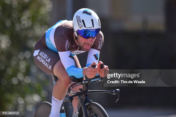 Julien Duval of France during the 53rd Tirreno-Adriatico 2018, Stage 7 a 10,5km Individual Time Trial stage in San Benedetto Del Tronto on March 13,...