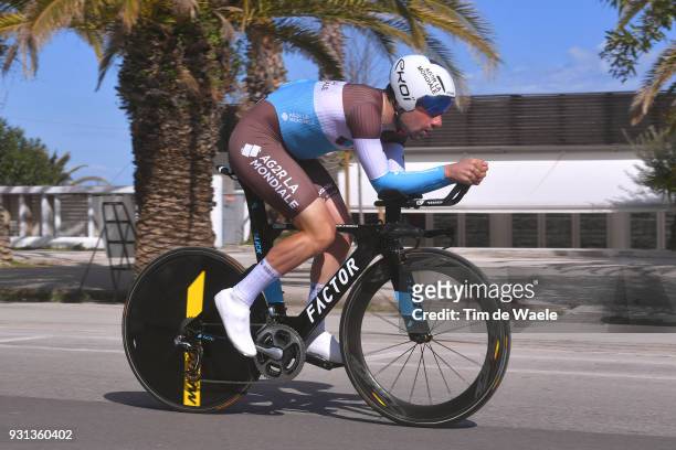 Julien Duval of France during the 53rd Tirreno-Adriatico 2018, Stage 7 a 10,5km Individual Time Trial stage in San Benedetto Del Tronto on March 13,...
