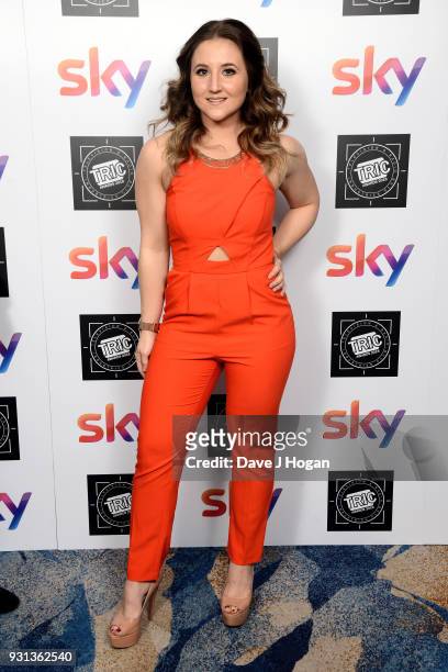 Jazmine Franks attends the TRIC Awards 2018 held at The Grosvenor House Hotel on March 13, 2018 in London, England.