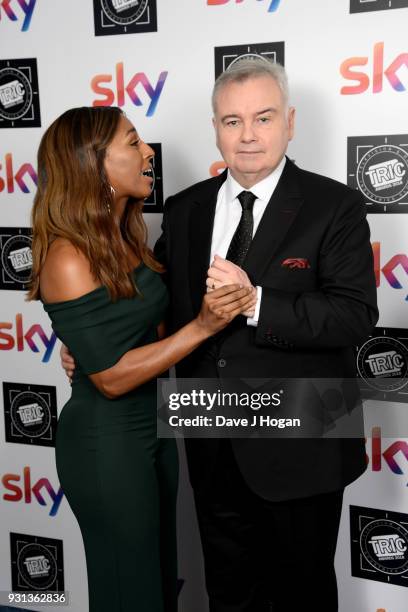 Alexandra Burke and Eamonn Holmes attend the TRIC Awards 2018 held at The Grosvenor House Hotel on March 13, 2018 in London, England.