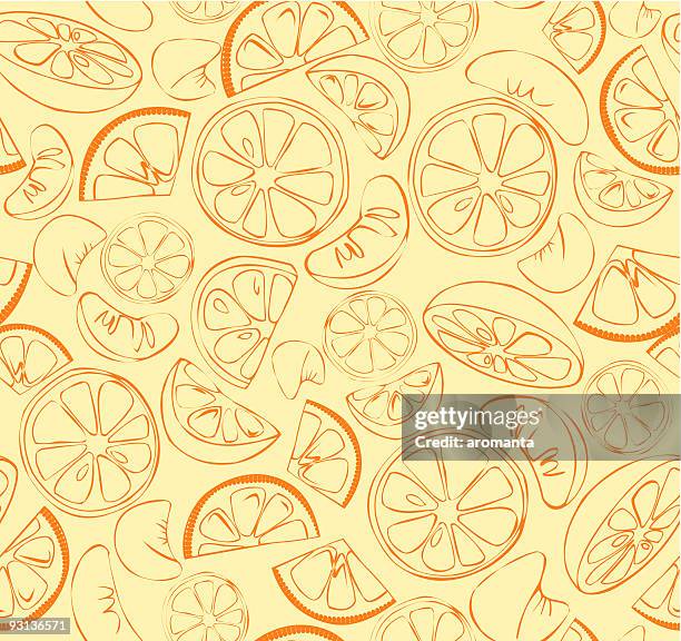 orange happiness - lime juice stock illustrations