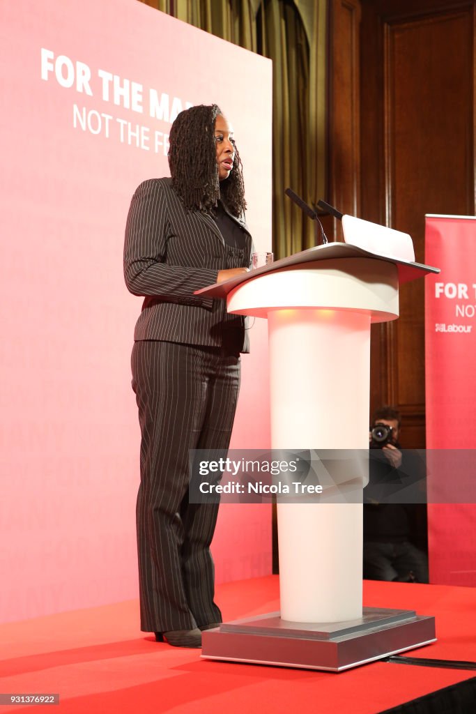 Labour MP Dawn Butler At Work In Her Brent Constituency