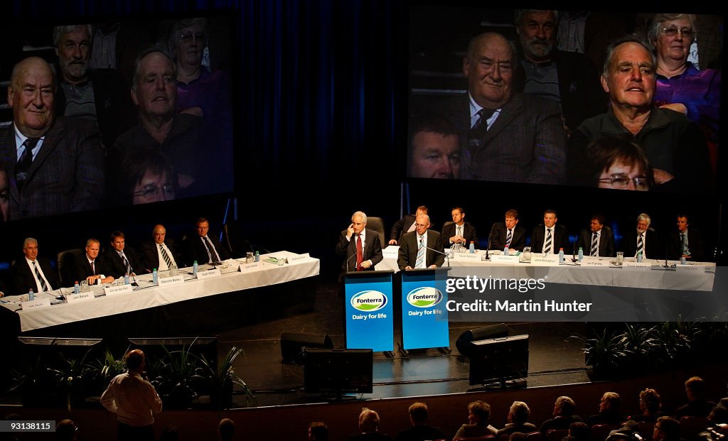 Fonterra Co-operative Hold Annual General Meeting