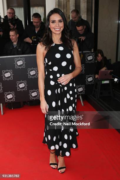 Christine Lampard attends the TRIC Awards 2018 held at The Grosvenor House Hotel on March 13, 2018 in London, England.
