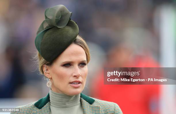 Racing presenter Francesca Cumani during Champion Day of the 2018 Cheltenham Festival at Cheltenham Racecourse.