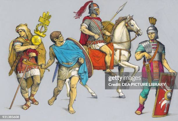 Signifier Rome 150 Roman Legionary Armor Stock Photos, High-Res Pictures, and Images ...