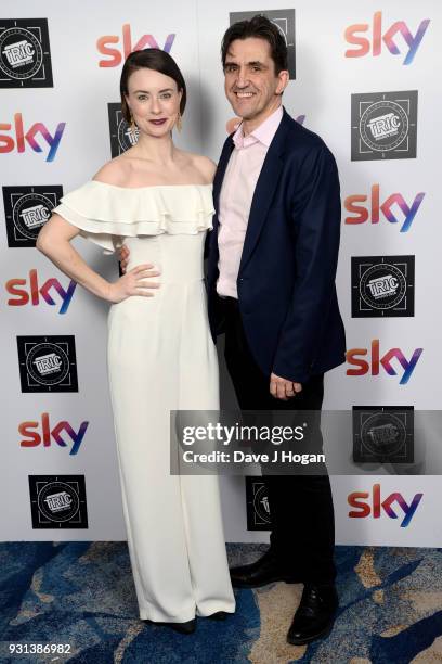 Jennifer Kirby and Stephen McGann attend the TRIC Awards 2018 held at The Grosvenor House Hotel on March 13, 2018 in London, England.