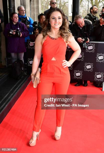 Jazmine Franks attending the 2018 TRIC Awards at the Grosvenor House Hotel, London.