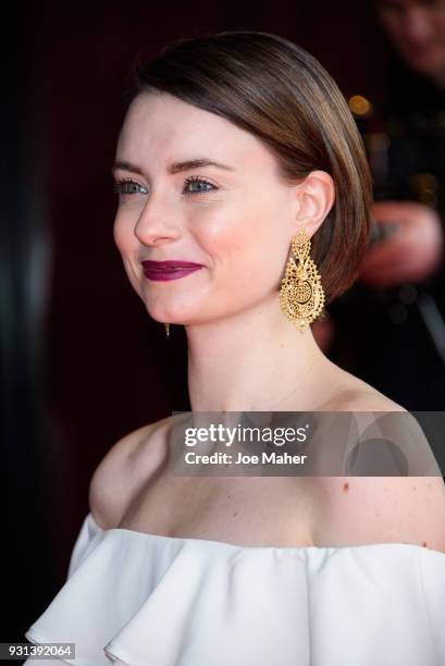 Jennifer Kirby attends the TRIC Awards 2018 held at The Grosvenor House Hotel on March 13, 2018 in London, England.