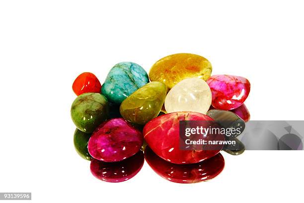 beautiful gem stones - marble stone yellow red stock pictures, royalty-free photos & images