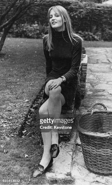 Actress Ingrid Brett, later billed as Ingrid Boulting, 6th October 1967. She is the step-daughter of filmmaker Roy Boulting.
