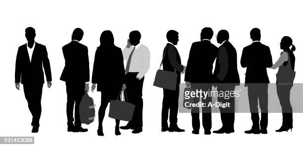 a grade above - office people stock illustrations