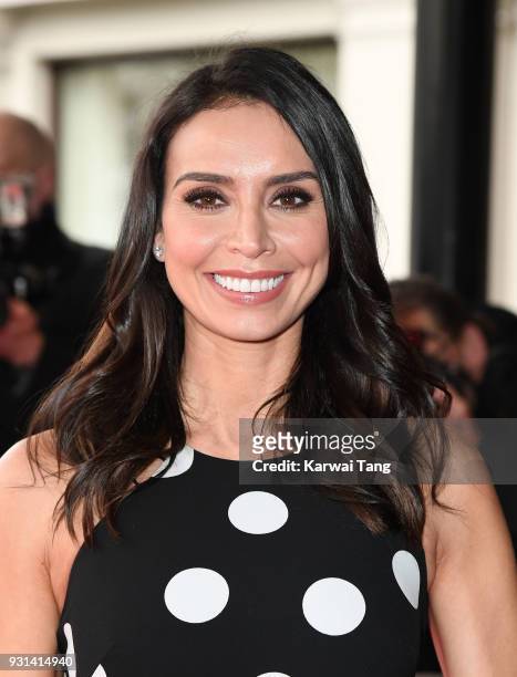 Christine Lampard attends the TRIC Awards 2018 held at the Grosvenor House Hotel on March 13, 2018 in London, England.