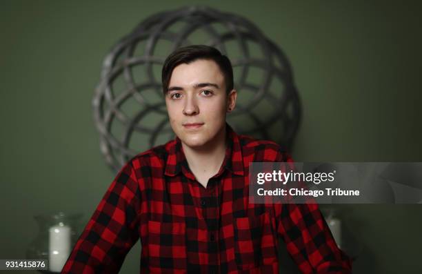 Naperville Central High School senior Ben Russell poses for a photograph Saturday, March 10 in Naperville, Ill.
