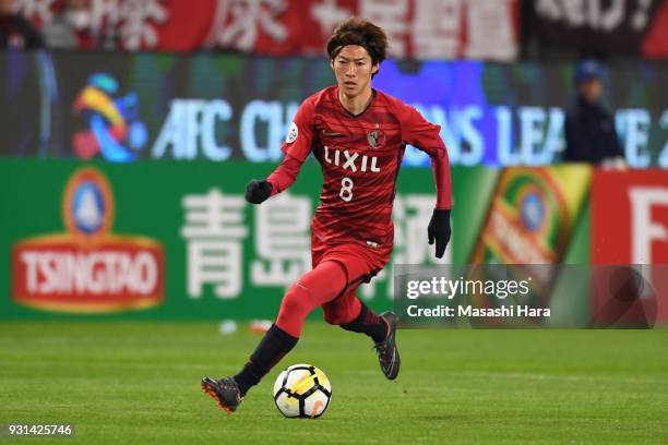 Shoma Doi of Kashima Antlers in action during the AFC Champions League Group H match between Kashima Antlers and Sydney FC at Kashima Soccer Stadium...