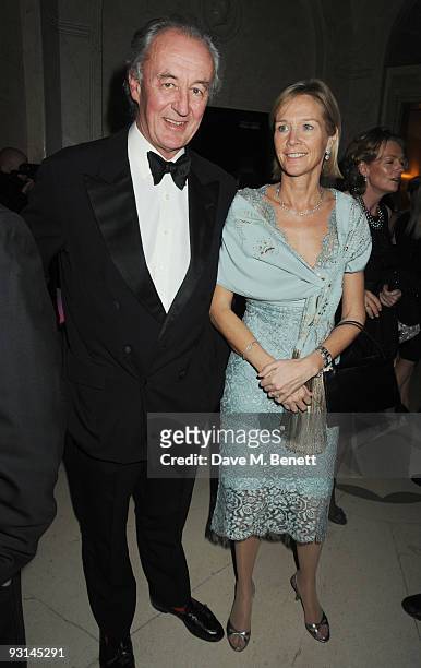 Duke and Duchess of Roxburghe attend the Cartier Racing Awards at Claridges on November 17, 2009 in London, England.