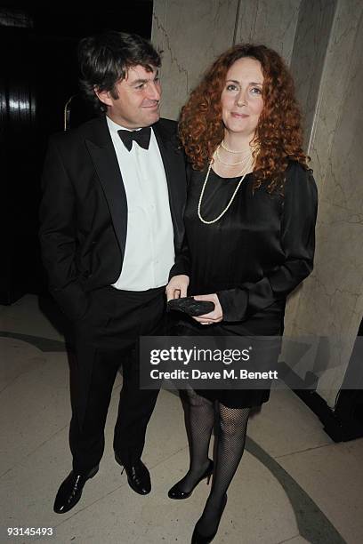 Charlie Brooks and Rebecca Wade attend the Cartier Racing Awards at Claridges on November 17, 2009 in London, England.