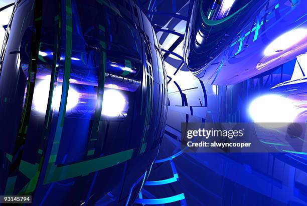 vertigo 03 - ray tracing stock pictures, royalty-free photos & images