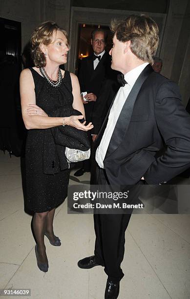 Lady Lloyd Webber and guest attend the Cartier Racing Awards at Claridges on November 17, 2009 in London, England.