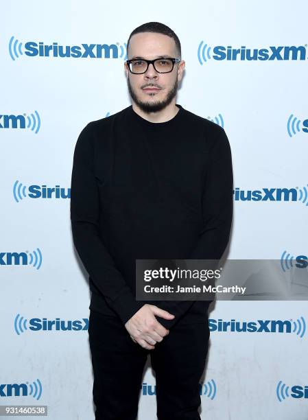 Shaun King visits SiriusXMat SiriusXM Studios on March 13, 2018 in New York City.