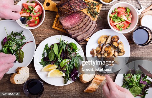 Eating tasty food. Favorite meal Eating tasty food. Favorite meal
