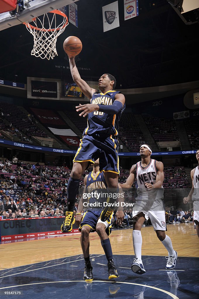Indiana Pacers v New Jersey Nets