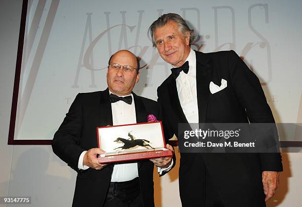 Gerard Wertheimer and Arnaud Bamberger attend the Cartier Racing Awards at Claridges on November 17, 2009 in London, England.