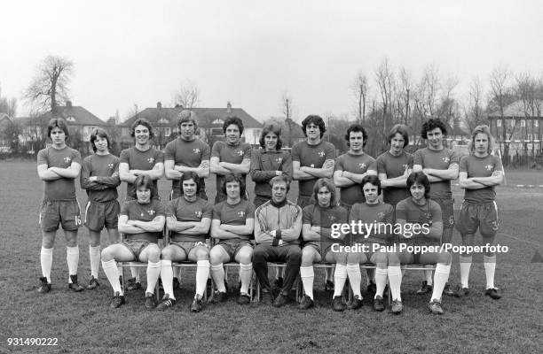 The Chelsea Youth Squad, circa October 1974. Back row : Lee Templeman, Francis Cowley, John Sparrow, Steve Wicks, Tommy Langley, John Jacobs, Trevor...