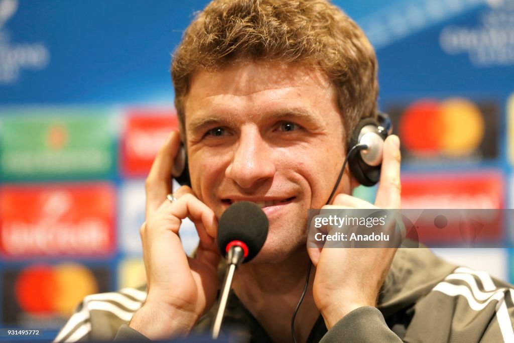 Press conference of Bayern Munich in Istanbul