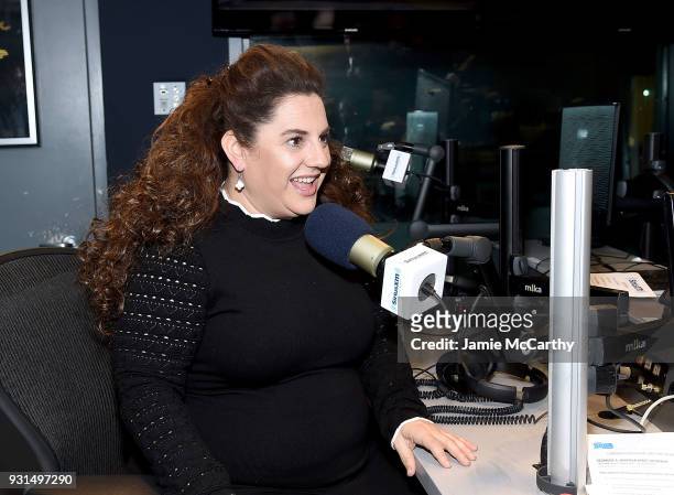 Marissa Jaret Winokur visits SiriusXMat SiriusXM Studios on March 13, 2018 in New York City.