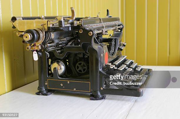 vintage typewriter - ancient writing stock pictures, royalty-free photos & images