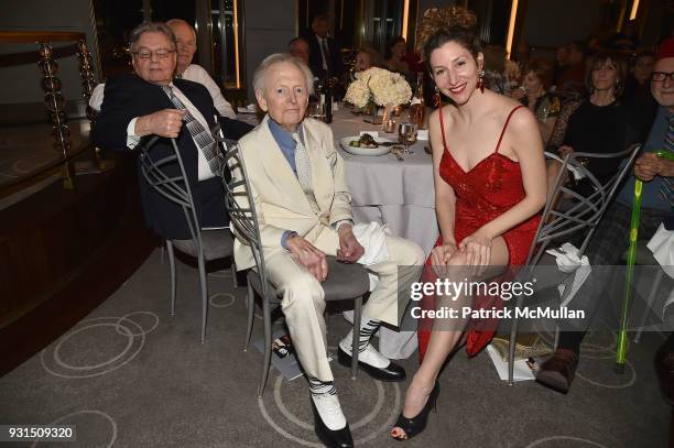 Tom Wolfe and Iris Smyles attend the Guild Hall's 33rd Annual Academy of the Arts Awards at The Rainbow Room on March 5, 2018 in New York City.