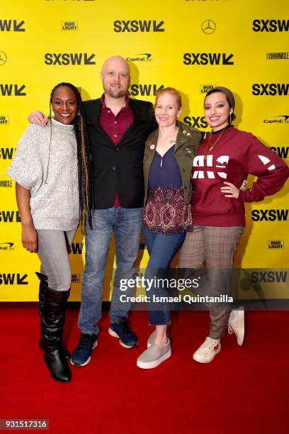 Bree Newsome, Ben Howe, Ana Marie Cox, and Noor Tagouri attend The Gifts of Faith: Cultivating Resilience during SXSW at Austin Convention Center on...