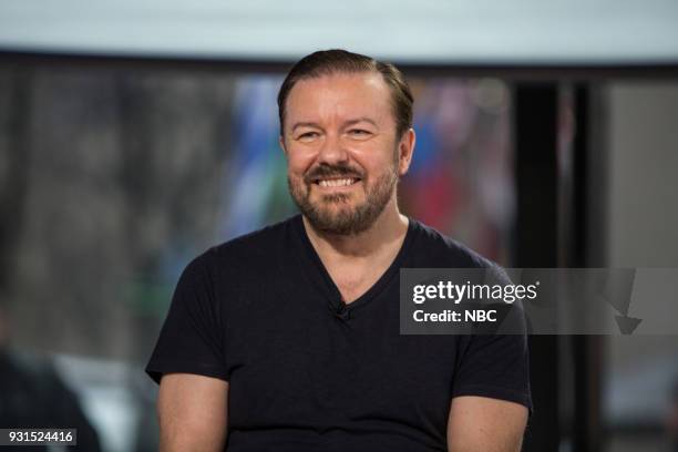 Ricky Gervais on Tuesday, March 13, 2018 --