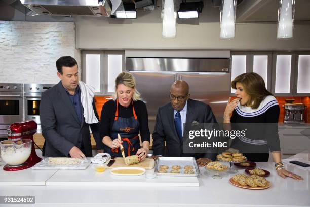 Carson Daly, Alison Roman, Al Roker and Hoda Kotb on Tuesday, March 13, 2018 --