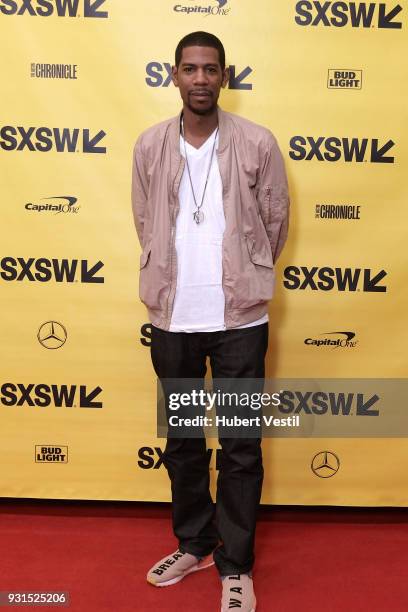 Young Guru attends Music Tech: A Gateway to Awaken America's Youth with Young Guru during SXSW at Austin Convention Center on March 13, 2018 in...