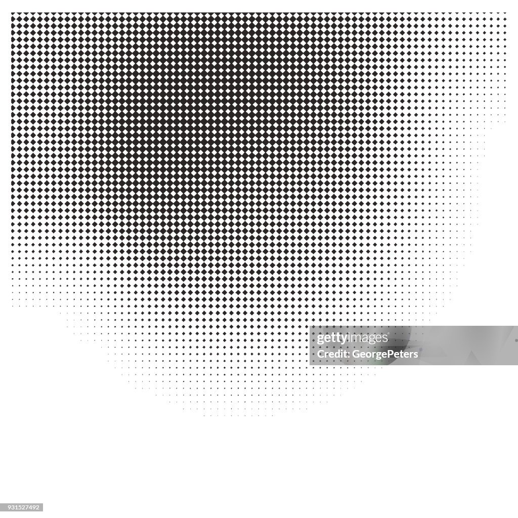 Faded halftone pattern gradient background