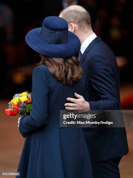 Prince William, Duke of Cambridge and Catherine, Duchess of Cambridge attend the 2018 Commonwealth Day service at Westminster Abbey on March 12, 2018...