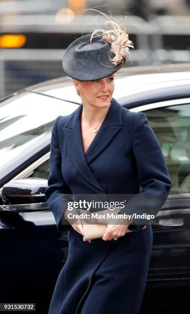 Sophie, Countess of Wessex attends the 2018 Commonwealth Day service at Westminster Abbey on March 12, 2018 in London, England.