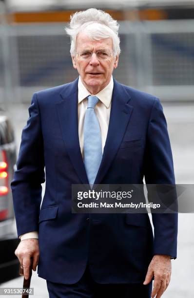 Sir John Major attends the 2018 Commonwealth Day service at Westminster Abbey on March 12, 2018 in London, England.