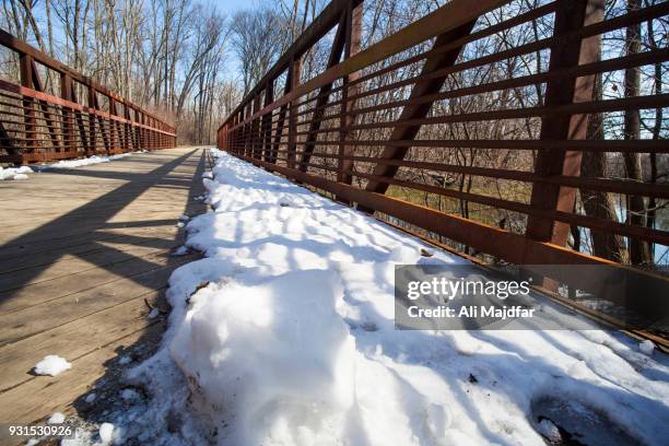 melting snow - dearborn stock pictures, royalty-free photos & images