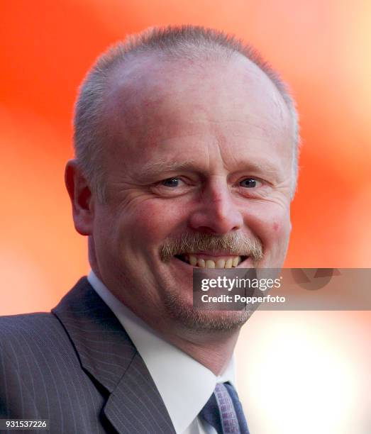 Exeter City manager Neil McNab during the FA Cup 3rd round match between Charlton Athletic and Exeter City at The Valley in London on January 4, 2003.