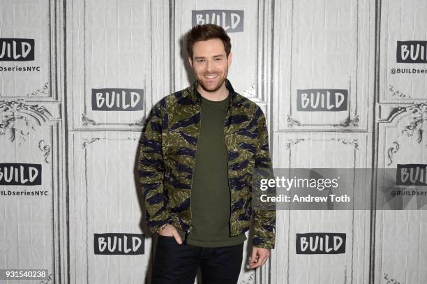 Ben Rappaport visits Build to discuss the TV show "For The People" at Build Studio on March 13, 2018 in New York City.