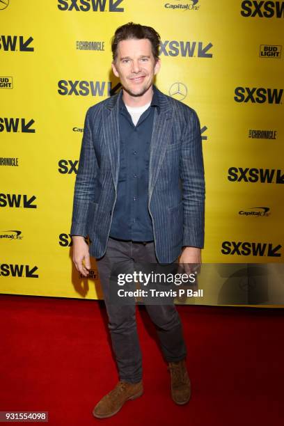 Ethan Hawke attends SXSW at Austin Convention Center on March 13, 2018 in Austin, Texas.