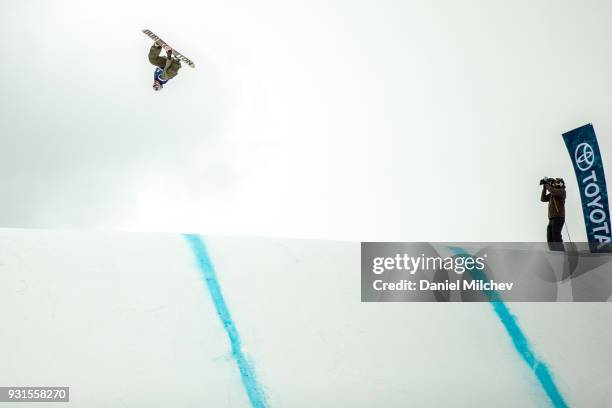 Mark McMorris of Canada during Men's Slopestyle Finals of the 2018 Burton U.S. Open on March 9, 2018 in Vail, Colorado.