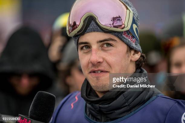 Mark McMorris of Canada during Men's Slopestyle Finals of the 2018 Burton U.S. Open on March 9, 2018 in Vail, Colorado.