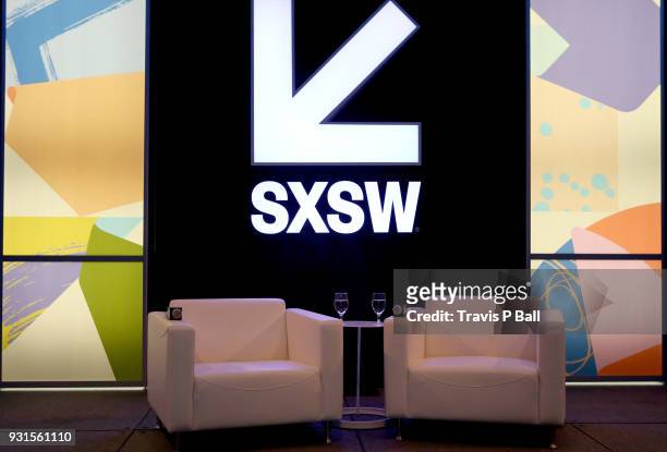 View of the stage during SXSW at Austin Convention Center on March 13, 2018 in Austin, Texas.
