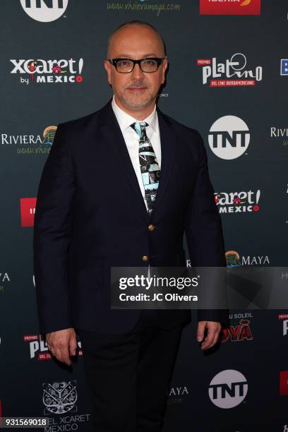 Journalist Juan Carlos Arciniegas attends the 5th Annual Premios PLATINO Of Iberoamerican Cinema Nominations Announcement at Hollywood Roosevelt...